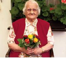 Unsere älteste Bürgerin in der Gemeinde feiert ihren 108. Geburtstag